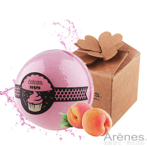 PayEasy台湾官网直邮进口Arenes/粉肌水蜜桃香氛沐浴球/120g