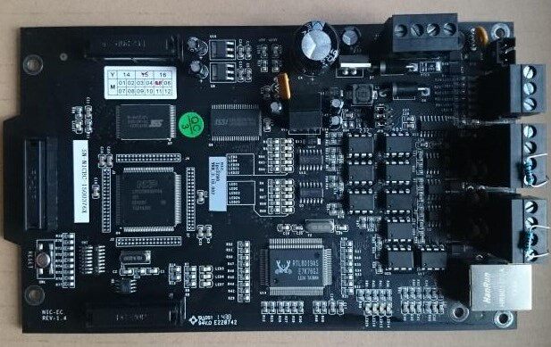 NOTIFIER NIC-EC NETWORK CARD N-6000 HOST NETWORK CARD TWISTED PAIR NETWORK COMMUNICATION CARD