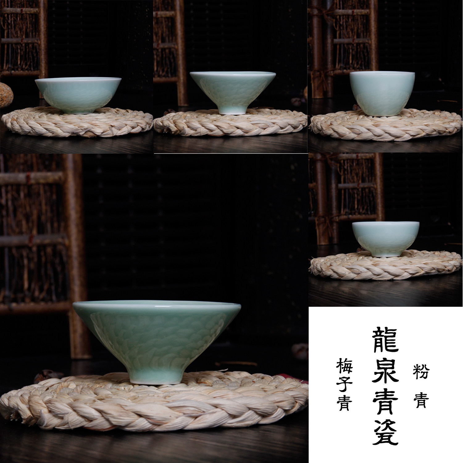 Dragon Quanqing Porcelain Pu-erh Tea Hand Day Style Wind Master's Cup Ceramic Bucket Hat Cup Disciples Kiln Refined Tasting Cup Tea Cup-Taobao