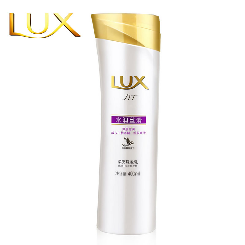 力士水润丝滑柔亮洗发水洗发乳400ml 修复干枯毛糙受损发质