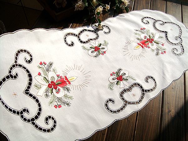Foreign Trade Embroidered Pure Cotton American Retro Cloth Art Table Flag Sofa Armrest Scarves 40X85CM ultra-valued boutique