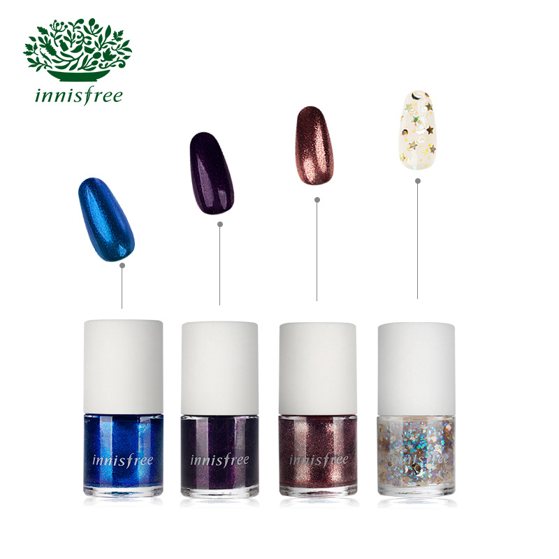 innisfree/悦诗风吟宇宙星系生机指甲油 4色可选 10ml 无甲醛持久