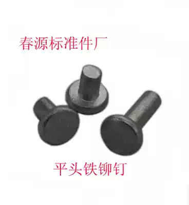 Solid rivet GB109 flat head Iron rivet M8 * 12*70M10*50*80 factory direct sales specifications complete