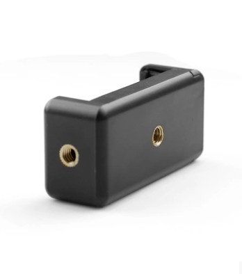 Self-shooting live mobile phone fixed clip selfie-rod double screw hole fixed clip Apple phone universal back clip 