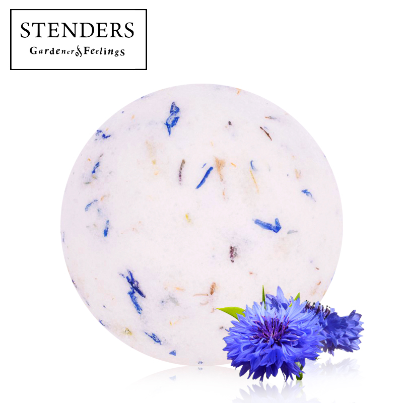 STENDERS施丹兰 矢车菊精油浴球泡泡浴球 滋润肌肤入浴剂进口100g
