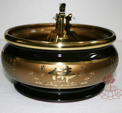 Buddhist Supplies Taiwan Beaucan Hall Pure Bronze Hearts Warp tower Incense Stove Buddha Supplies High-end Incense Stove Sandalwood Stove Incense