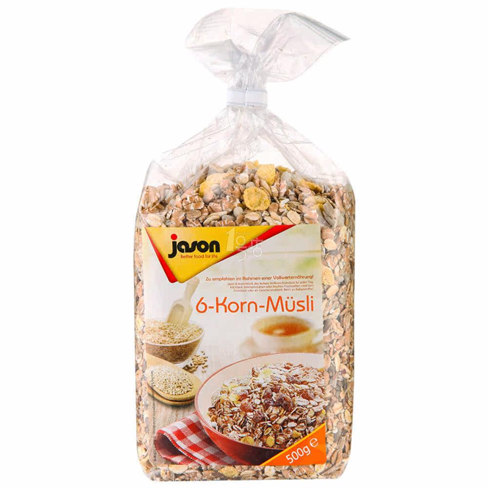 捷森 六种麦片 500g 德国