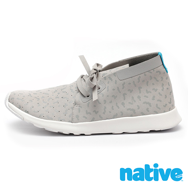台湾官网直邮进口native APOLLO CHUKKA PRINT 印花马球靴款-灰色
