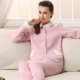 Mùa đông dày dặn và nhung san hô nhung pyjama nữ dài tay thu đông phong cách hàn quốc dễ thương đi chơi cừu nhung dịch vụ tại nhà - Giống cái