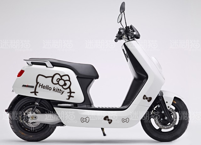 Maverick electric car N1 N1S HELLO KITTY reflective car sticker