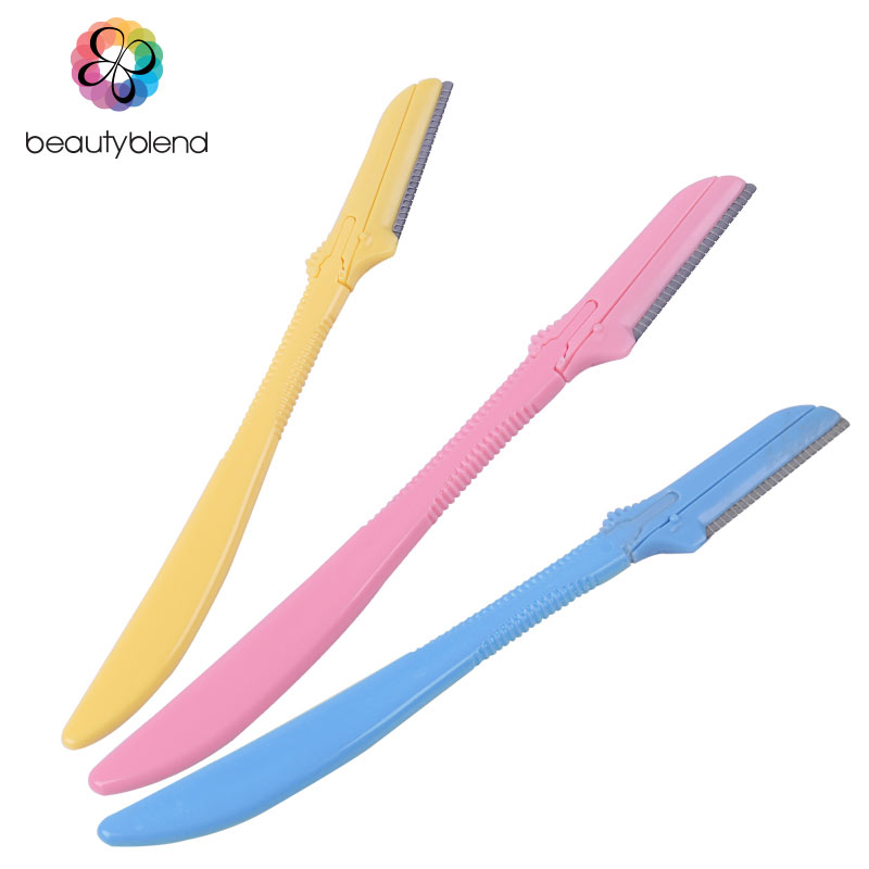 【天猫超市】beautyblend贝览得 大羽毛修眉刀刮眉刀带保护套