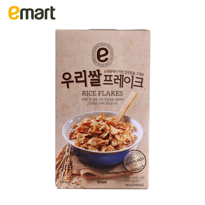 EMART易买得 韩国进口儿童营养早餐粗粮症美味速食燕麦片谷物490g