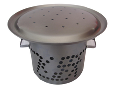 Thickening folding charcoal oven large barbecue Qiqihar northeast grill seafood is convenient and cost-effective