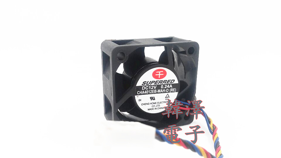 Original fit one thousand red CHA4012EB-MAH-O 12V 0 4CM 24A 4020 4020 4 Line PWM temperature-controlled speed fan