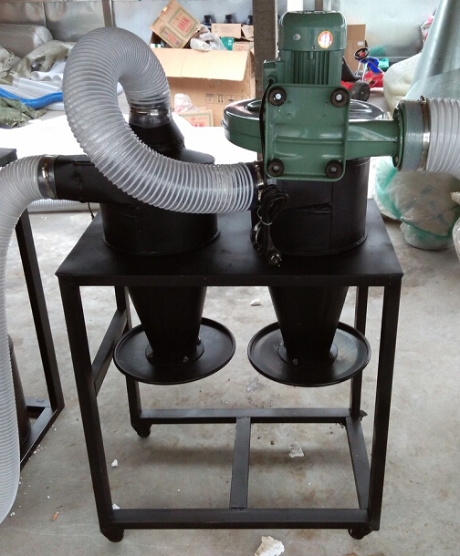 New product spiral 750W suction dust machine dust collector dust collector cyclone dust machine Tornado double trough vacuum cleaner