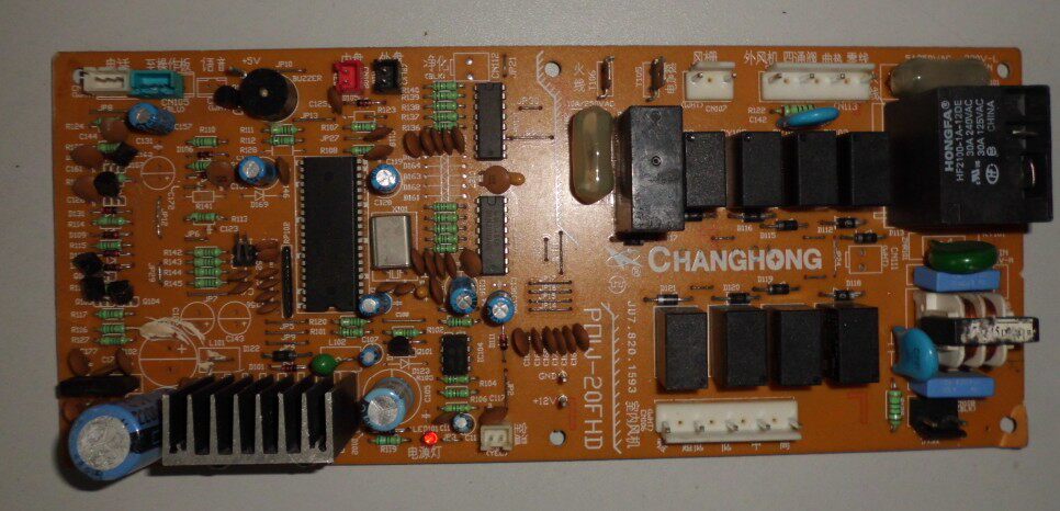 Long iridescent cabinet air conditioning motherboard POW-20FHD JU7 820 1593