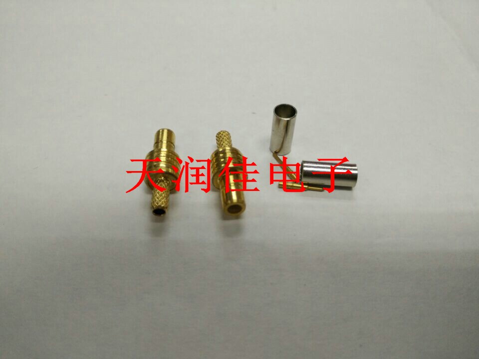 RF coaxial connector SMB-C-J3 SMB-1 5 male straight 50 ohm connected to RG316RG174 line