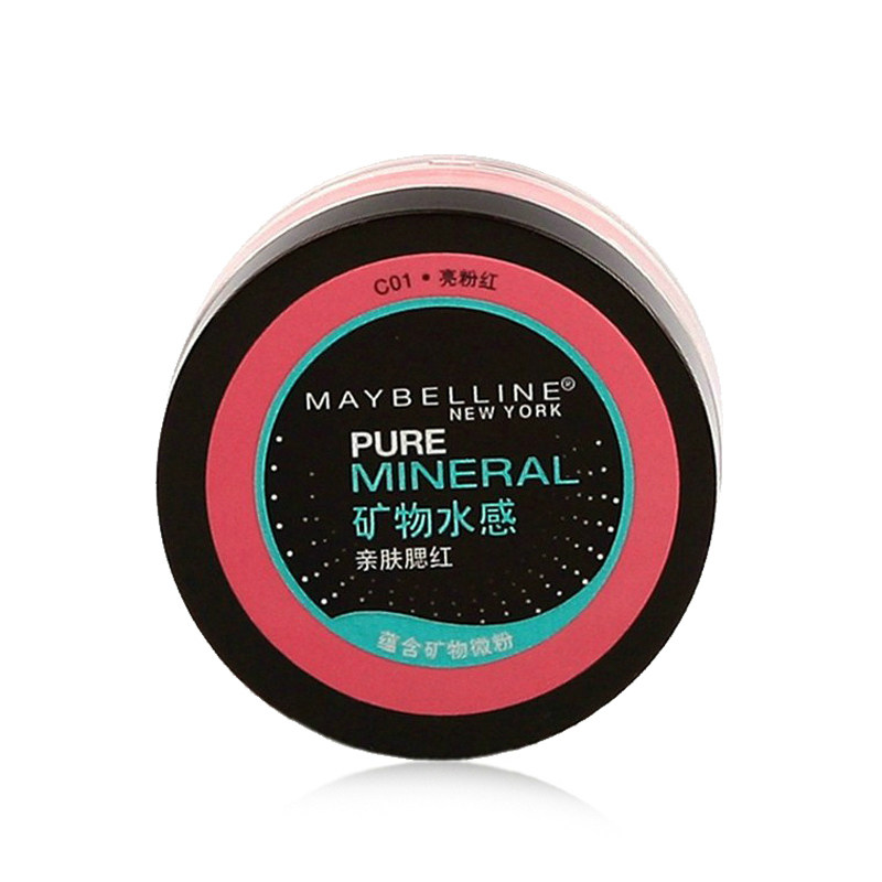 包邮美宝莲矿物水感亲肤腮红彩妆胭脂贴合自然高光气垫腮红裸妆