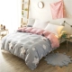 Cotton phim hoạt hình trẻ em chăn quilt mảnh chăn bông đôi chăn đơn