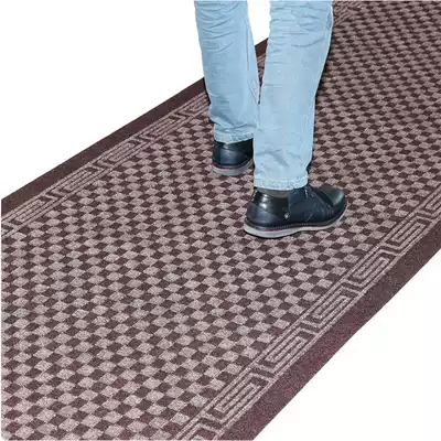 PVC bottom jacquard red carpet hotel hotel aisle corridor floor mat Entrance entrance Welcome non-slip mat can be cut
