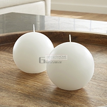 European candle Cup romantic candle round ball candle table round ball candle smokeless candle wedding props