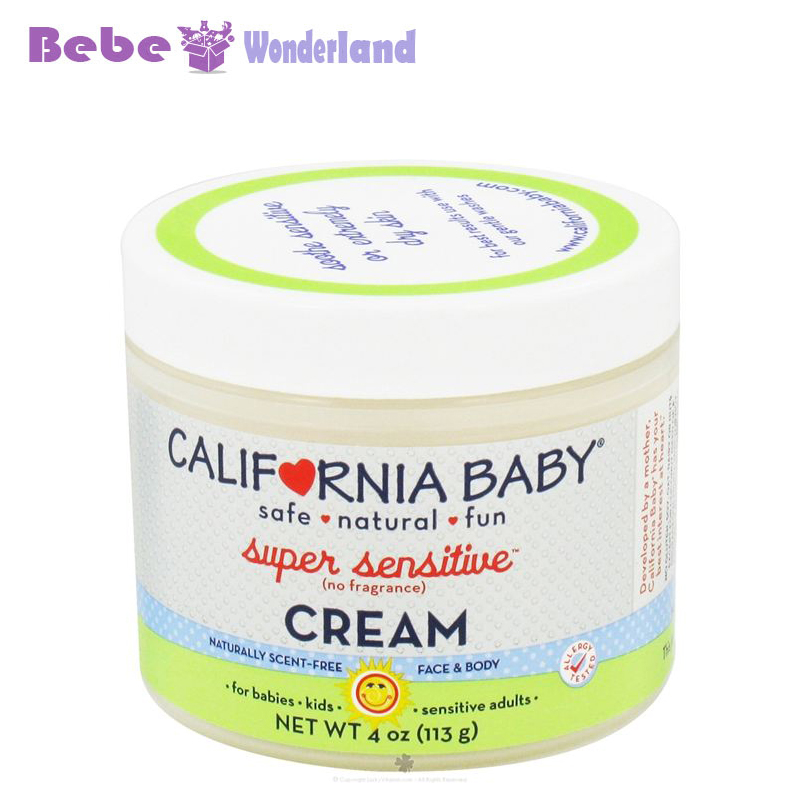 美国原装California Baby加州宝贝防敏感宝宝面霜113g