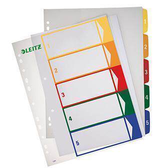 Leitz Leitz 1291 Digital Glue Sorting Index Pagination Paper 1 to 5 Color Digital Sorting
