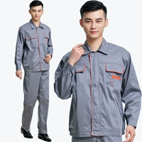 Quần yếm mùa thu đông phù hợp với nam xưởng xưởng sửa chữa máy tự động sửa chữa nhân công bảo hiểm lao động đồng phục mặc quần áo hàn đồ bộ ống suông