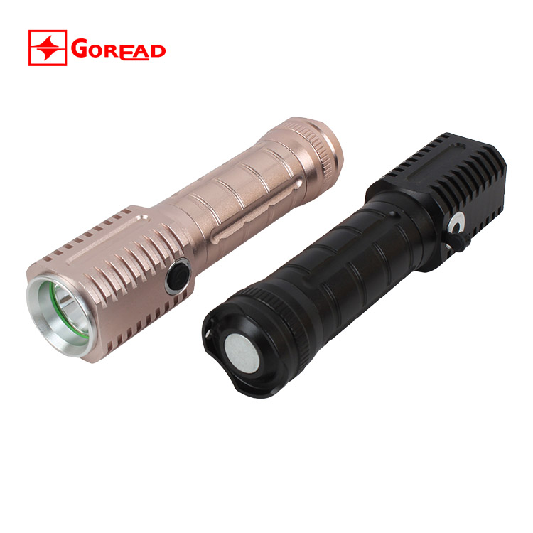 A11 bright light LED flashlight South Korea 5W lamp bead 360 Flow Ming tail with strong magnetic 18650 charging mini