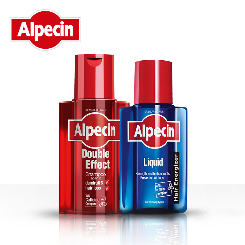 德国欧倍青Alpecin去屑防脱双效洗发水200ml+发根滋养液200ml