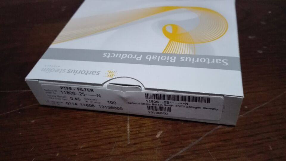 德国赛多利斯疏水118型聚四氟乙烯滤膜PTFE 13mm 0.2-5um多种孔径
