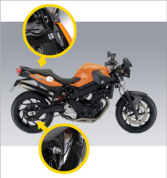 BMW F650GS F800GS chain lubrication automatic on oil system Scottoiler domestic spot