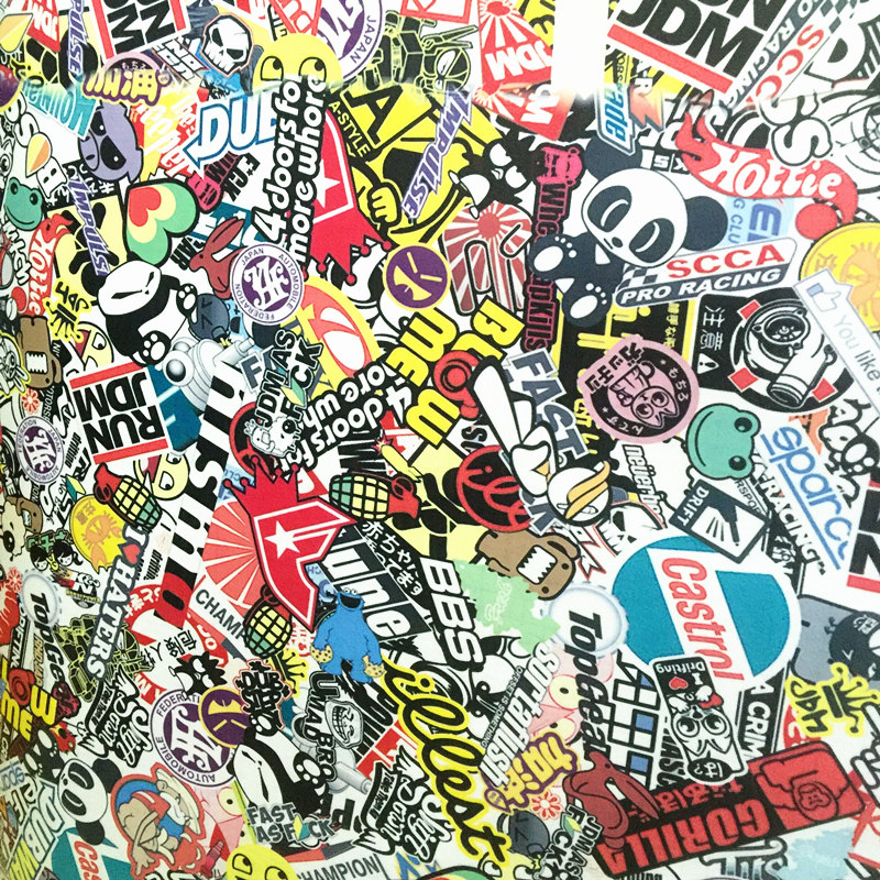 引擎盖装饰贴画汽车贴膜改色膜车身贴纸防水划痕个性涂鸦全车贴花