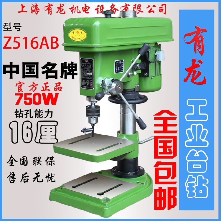 Shanghai Youlong 16MM 20MM desktop drilling machine West Lake Industrial grade high-power desktop drilling machine Drilling and milling machine Buddha beads machine