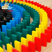 Thịt viên gỗ 480 viên 1000 miếng nội tạng bằng gỗ Dominoes câu đố dạy trẻ sớm xây dựng khối đồ chơi đồ chơi lắp ghép thông minh