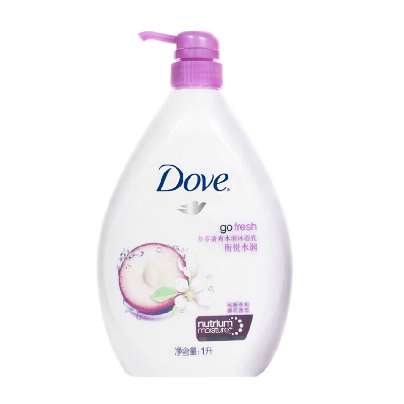 Dove多芬沐浴露乳液1000ml衡悦水润 男女通用正品包邮多省