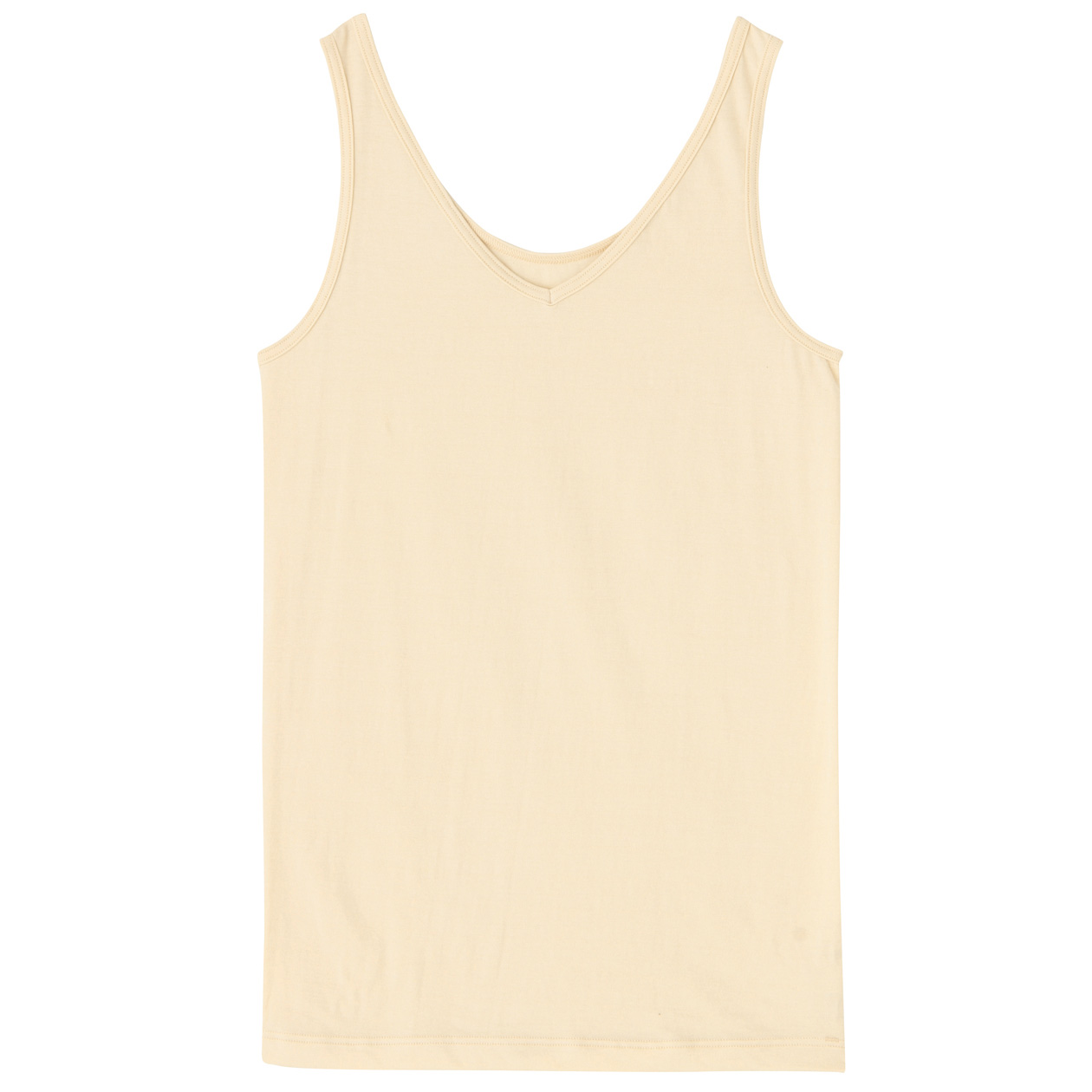 无印良品 MUJI 女式 弹力天竺无袖衫