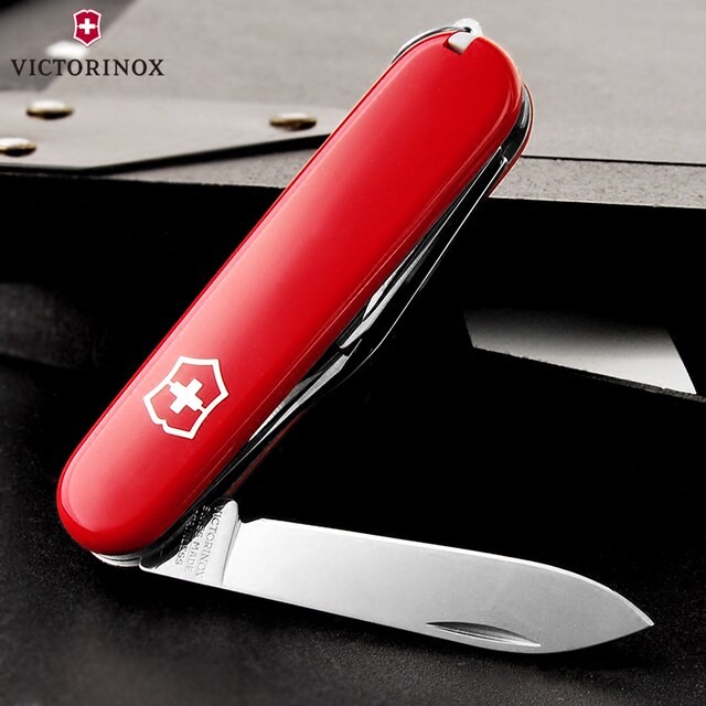 ຕົ້ນສະບັບນໍາເຂົ້າ Victorinox Swiss Army ມີດ 84mm ຮັບສະຫມັກ 0.2503 counter ແທ້ຈິງຫຼາຍຫນ້າທີ່ພັບມີດສະວິດ