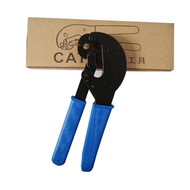 Cable TV F head cold press pliers F head press wire pliers RG6 RG11 cold press pliers 75-5-7 press pliers 