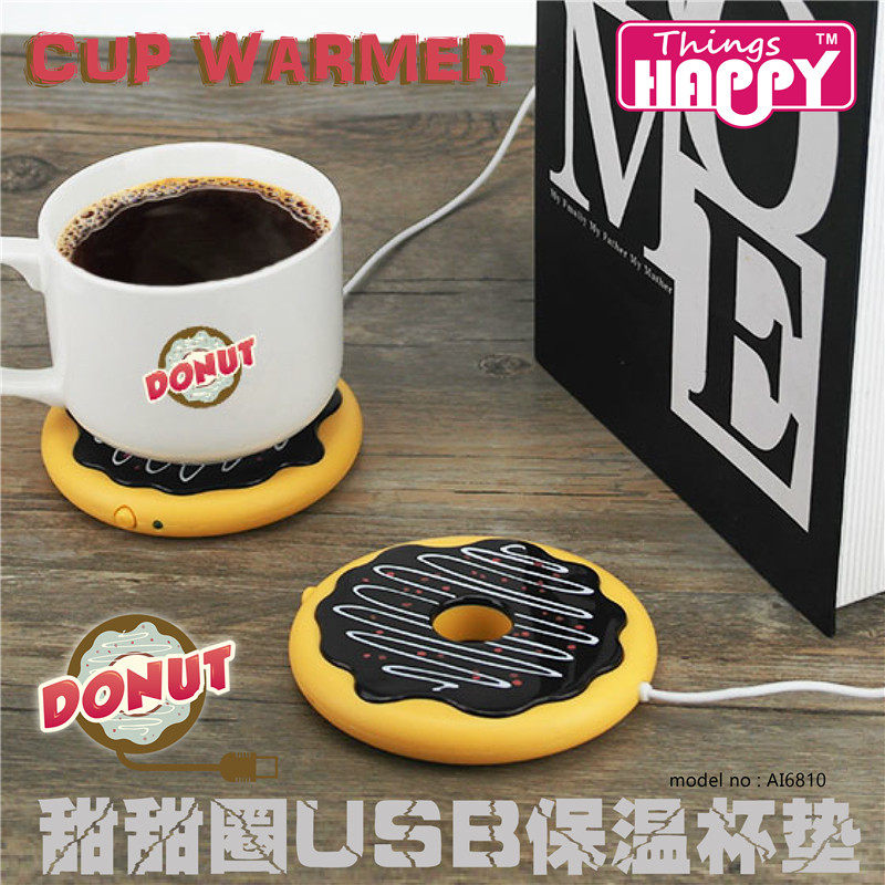 Attached bear chocolate USB insulation cup cushion cookie water cup insulation disc computer USB coffee insulation cup pad