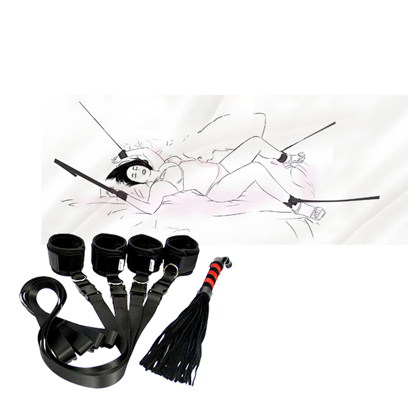 roomfun房趣束爱皮散鞭套装手脚铐SM刑具成人另类情趣性用品FK