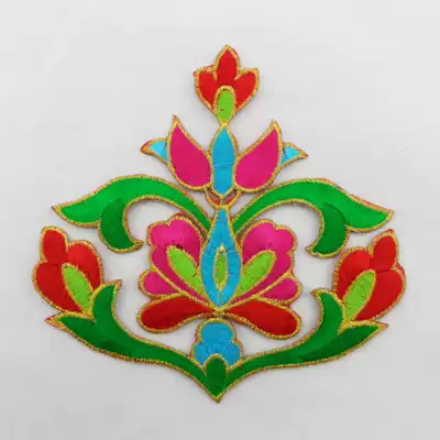 Performance clothing embroidery applique Ethnic clothing hot stickers full of embroidered applique (2 color selection)