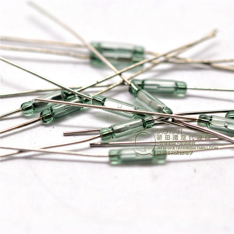 Reed reed reed reed switch magnetron switch Glass sealed part size 1 8*7MM (10)