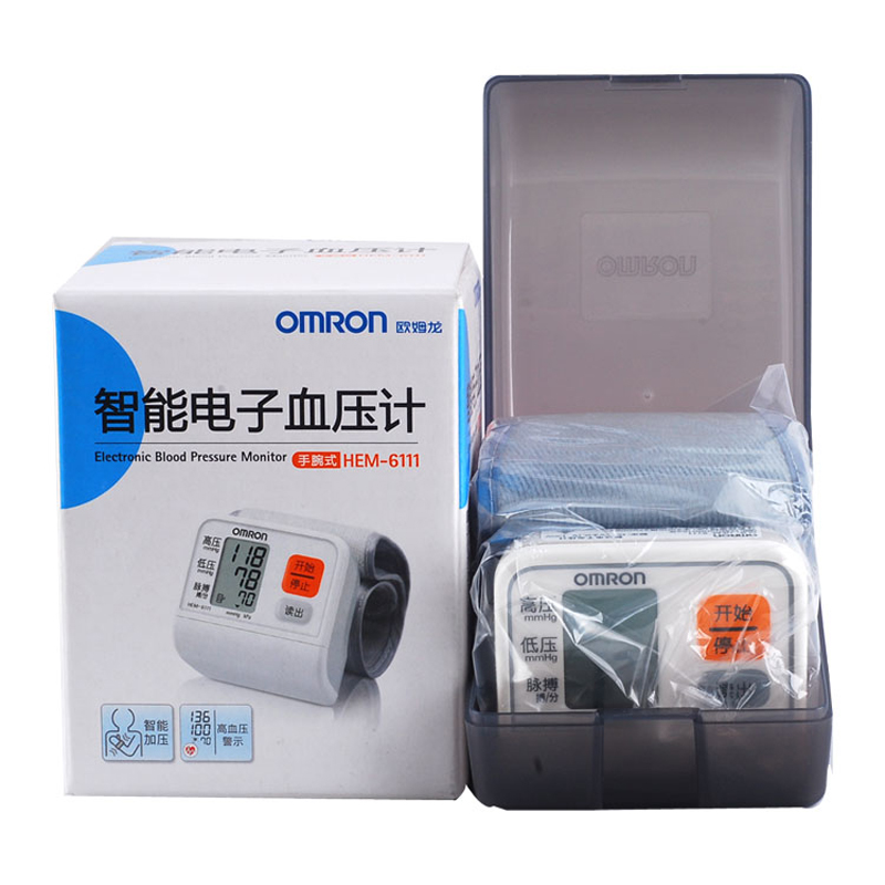 包邮欧姆龙电子血压计HEM-6111手腕式全自动高准确测量血压仪TN1