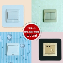 Switch patch protective cover wall sticker decorative socket light simple modern disposable living room acrylic bedroom home fresh