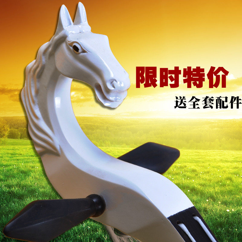 Professional playing white horse head Qin green flower porcelain horse head violin Mongolian national musical instrument Techenous bow rosin Bag strings