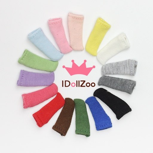 Small Bouva clothes 15 color pure cotton short socks blythe doll clothes Mmk AZ licca ob24