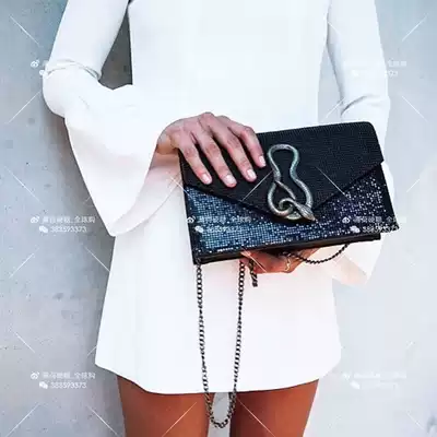 Beauty WhitingDavis metal mesh serpentine decoration banquet hand-held one-shoulder socialite women's bag handbag 4 colors