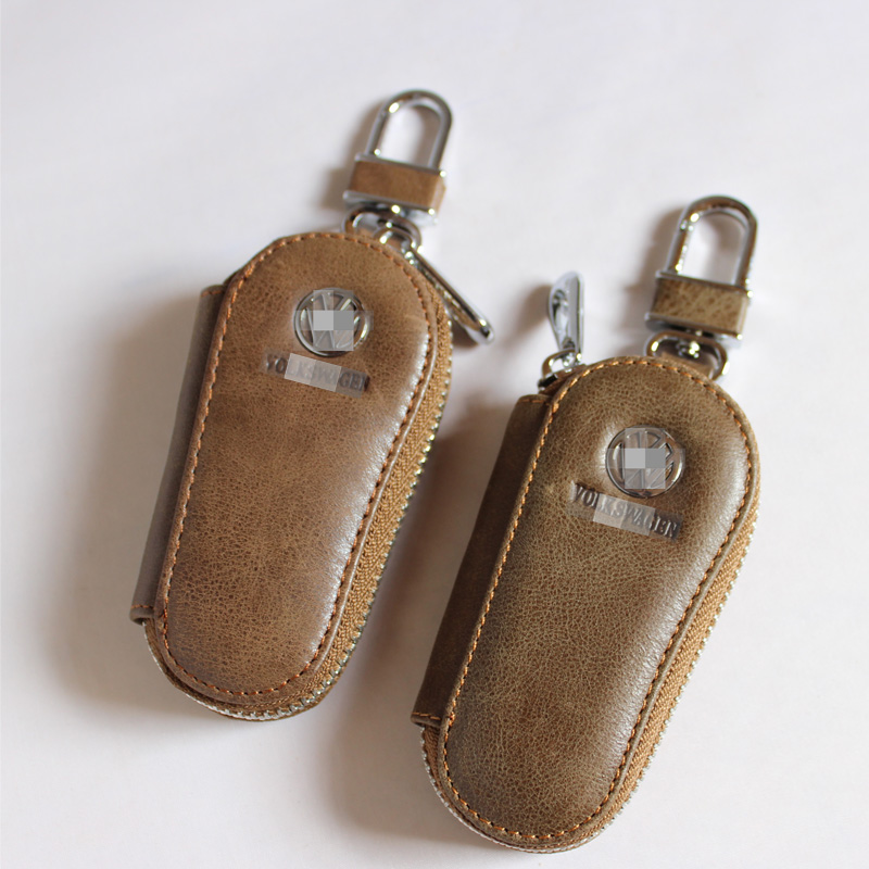 适用于汽车钥匙包大众奔驰奥迪日产别克本田丰田时尚皮钥匙套男士