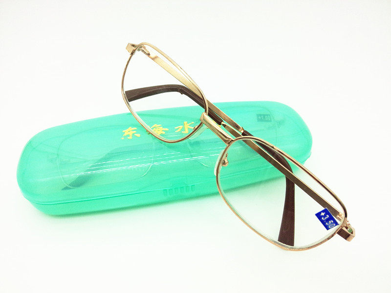 2019 New Straight Resin Lens Reading Glasses Men and Women Portable Metal Reading Glasses Factory Direct Sales